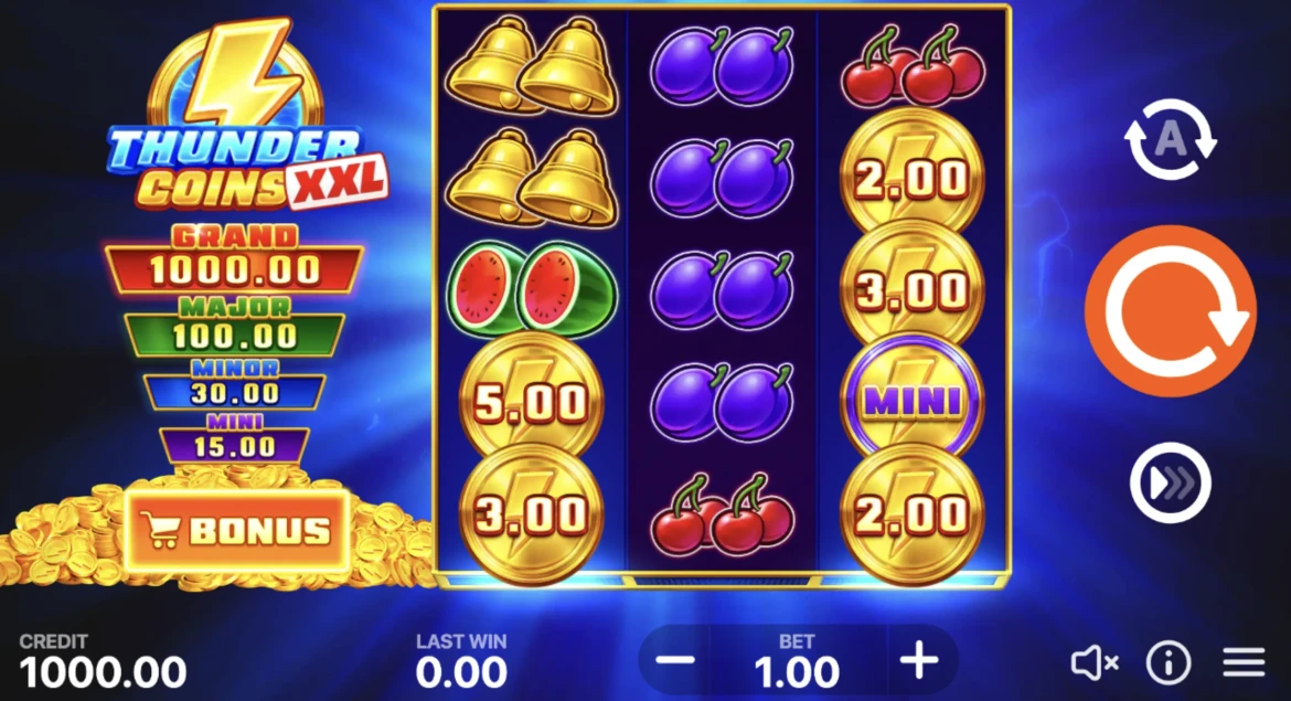 Thunder Coins XXL: Hold and Win