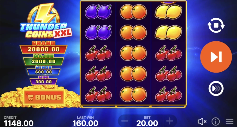 Thunder Coins XXL: Hold and Win
