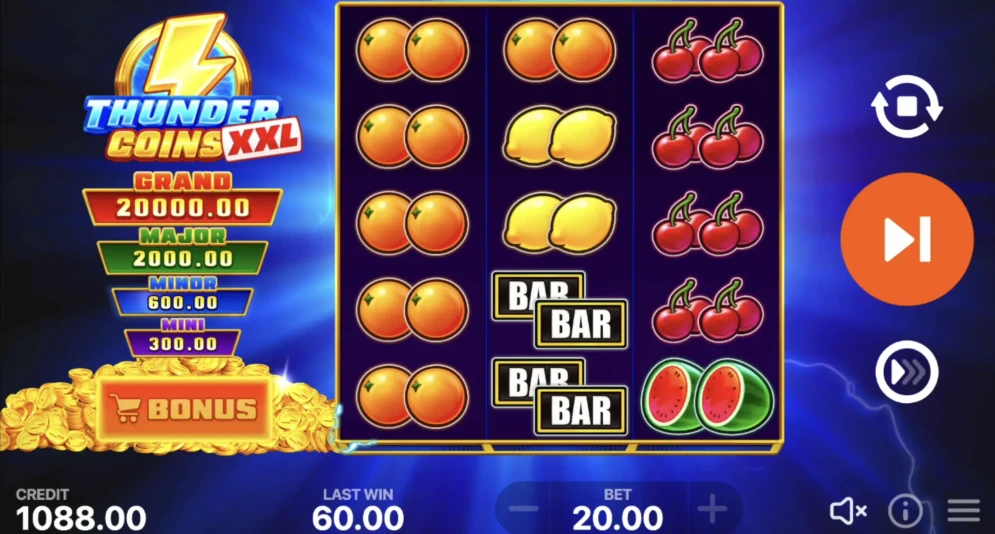 Thunder Coins XXL: Hold and Win Slot