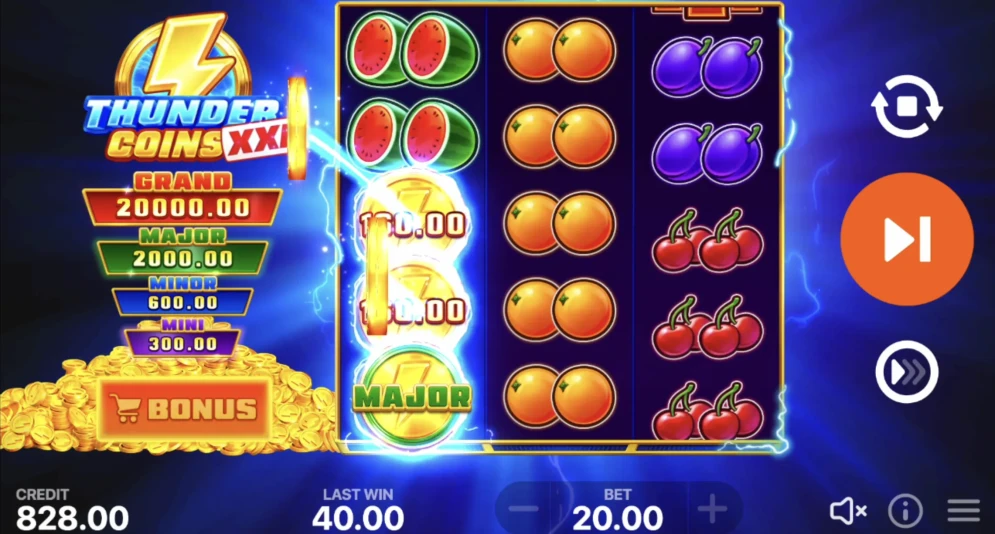 Thunder Coins XXL: Hold and Win Slot